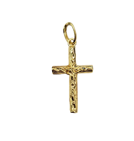 Occasions by Marleen Occasions by Marleen - 18 karaats - Gouden kruisje - Corpus