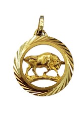 Occasions by Marleen Occasions by Marleen - 14 karaats - Gouden sterrenbeeld - Bewerkte rand - Stier