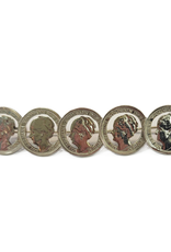 Occasions by Marleen Occasions by Marleen - Laag gehalte broche - 5 uitgezaagde 10 cent Wilhelmina