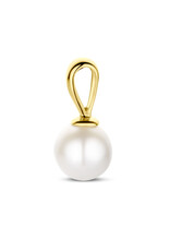 Gouden hanger - 14 karaats - Zoetwaterparel