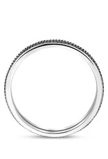 Zilveren ring - Geoxideerd - Maat 21.5