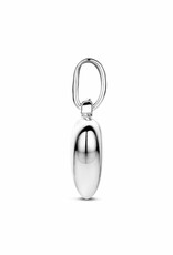 Zilveren bedel - Hart - Gerhodineerd - 8.5 mm