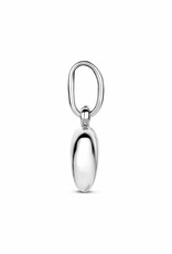Zilveren bedel - Hart - Gerhodineerd - 6.5 mm