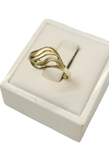 Occasions by Marleen Occasions by Marleen - 14 karaats - Gouden ring - Fantasie - Mat/glanzend - Maat 17.5