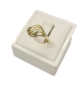 Occasions by Marleen Occasions by Marleen - 14 karaats - Gouden ring - Fantasie - Mat/glanzend - Maat 17.5