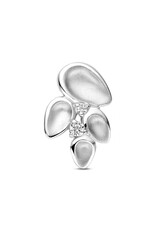 Zilveren hanger - Gerhodineerd - Zirkonia