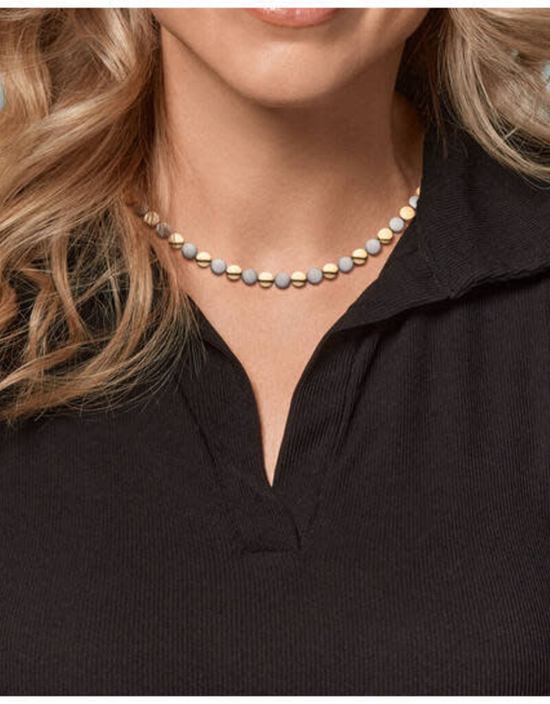 Boccia Boccia - Titanium - collier- Bicolor - 45 cm