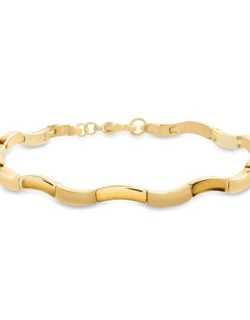 Boccia Boccia - Titanium - Armband - Verguld - 21 cm