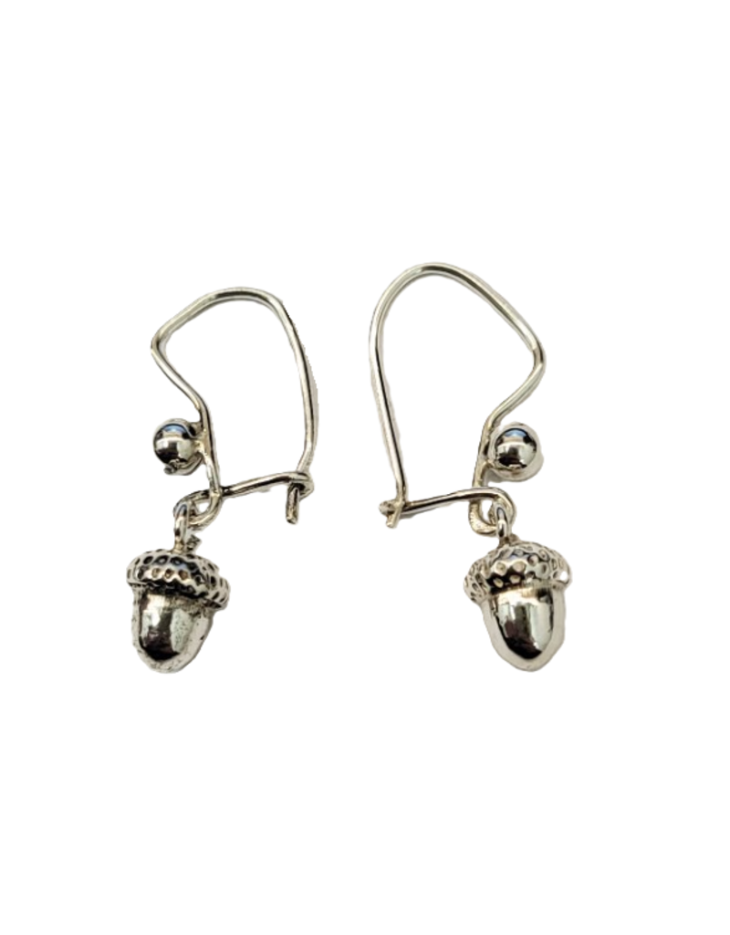 Occasions by Marleen Occasions by Marleen - Zilveren oorhangers - Eikeltje