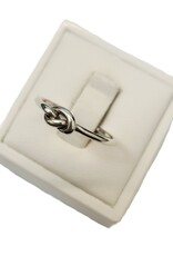 Occasions by Marleen Occasions by Marleen - Zilveren ring - Knoopje - Maat 18.75