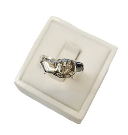 Occasions by Marleen Occasions by Marleen - Zilveren ring - Gegoten - Maat 17.5