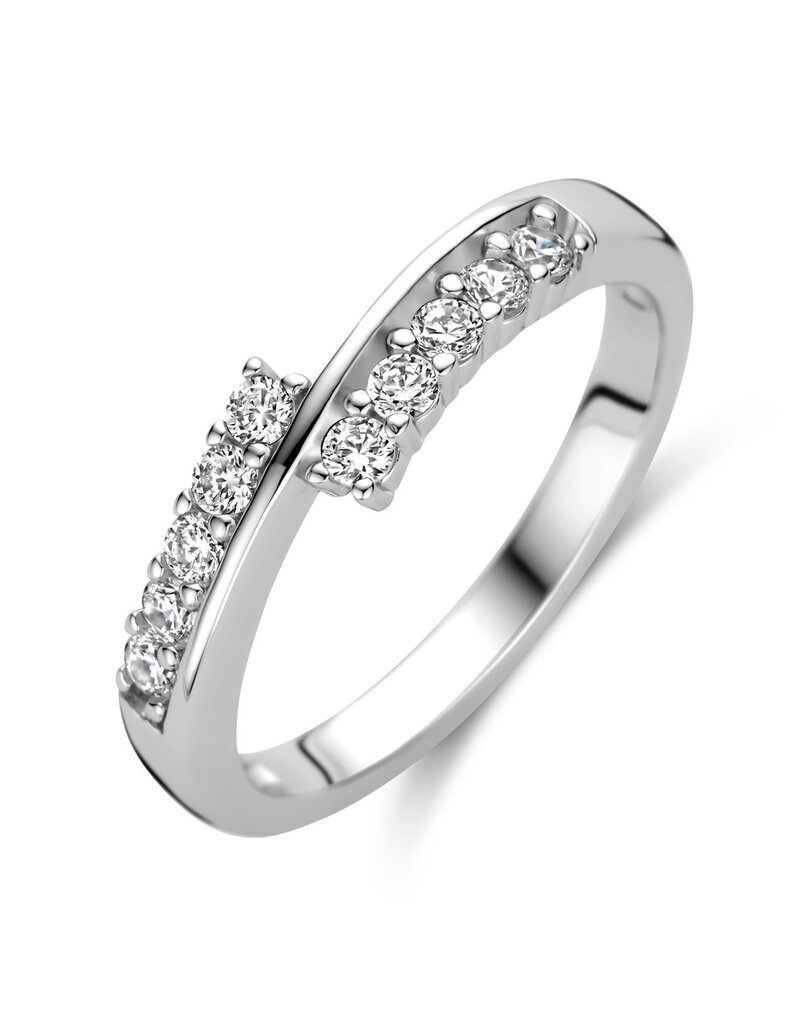 Rosa di Luca Italy Zilveren ring - Gerhodineerd - Zirkonia - Maat 58