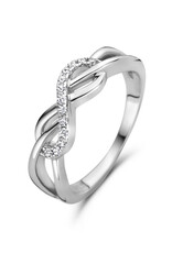 Rosa di Luca Italy Zilveren ring - Gerhodineerd - Zirkonia - Maat 58