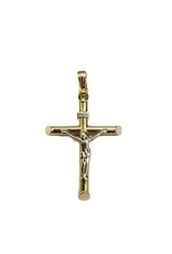 Occasions by Marleen Occasions by Marleen - 14 karaats - Gouden bicolor kruis - Corpus