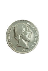 Occasions by Marleen Occasions by Marleen - Zilveren Broche - 1/2 gulden Willem III 1862