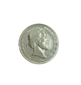 Occasions by Marleen Occasions by Marleen - Zilveren Broche - 1/2 gulden Willem III 1862