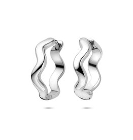 Zilveren oorringen - Gerhodineerd