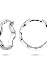 Zilveren oorringen - Gerhodineerd