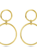 Zilveren verguld oorhangers