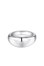 Gisser Zilveren ring - Gerhodineerd - Maat 58