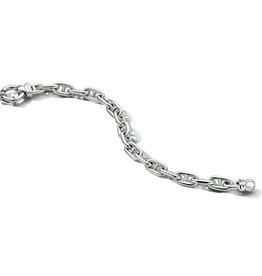 Zilveren armband - Gerhodineerd - 7.6 mm - 19 cm