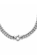 Zilveren collier - Gourmet -  10.5 mm - 44 cm