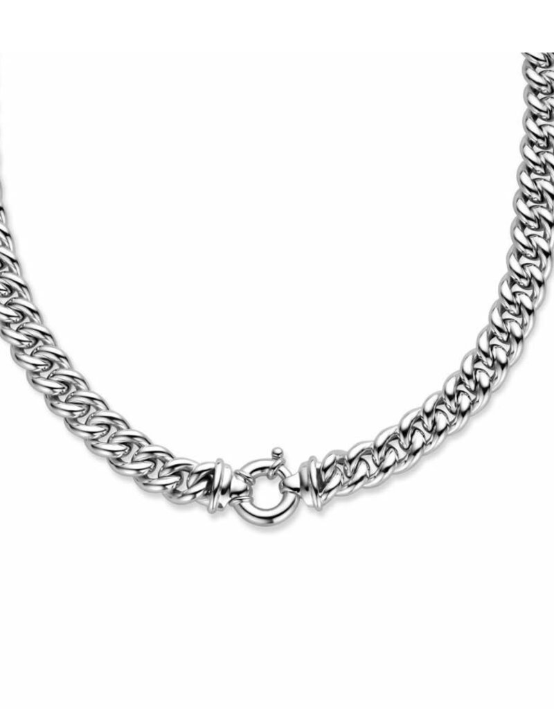 Zilveren collier - Gourmet -  10.5 mm - 44 cm