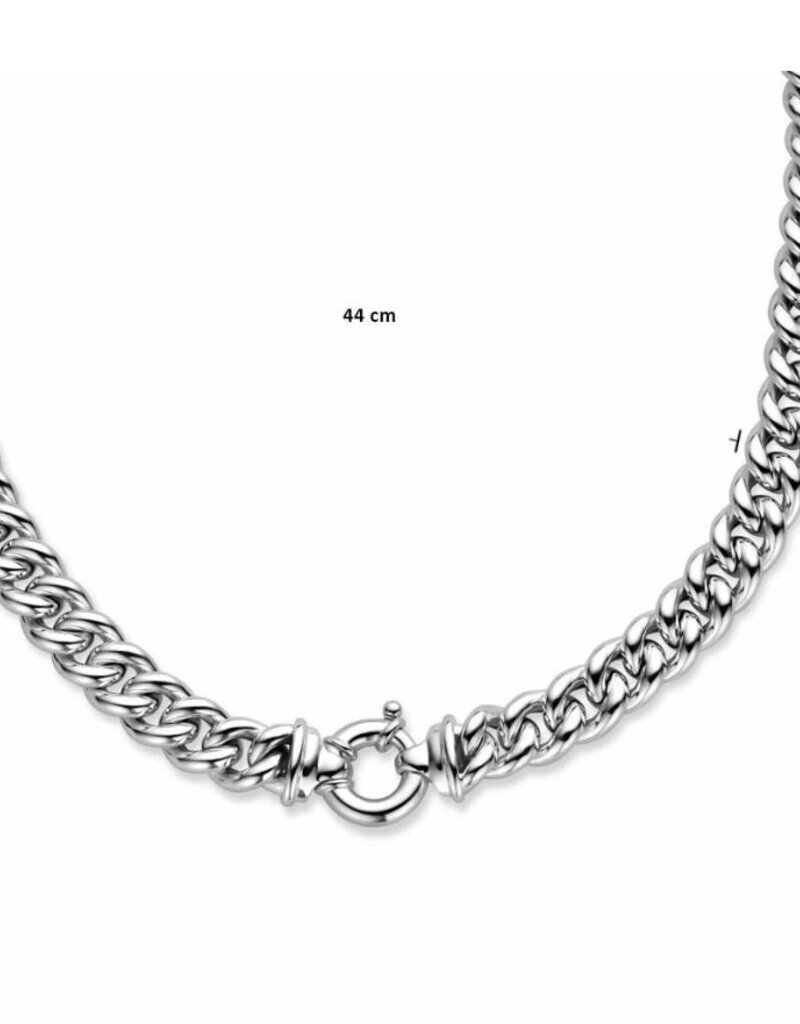 Zilveren collier - Gourmet -  10.5 mm - 44 cm