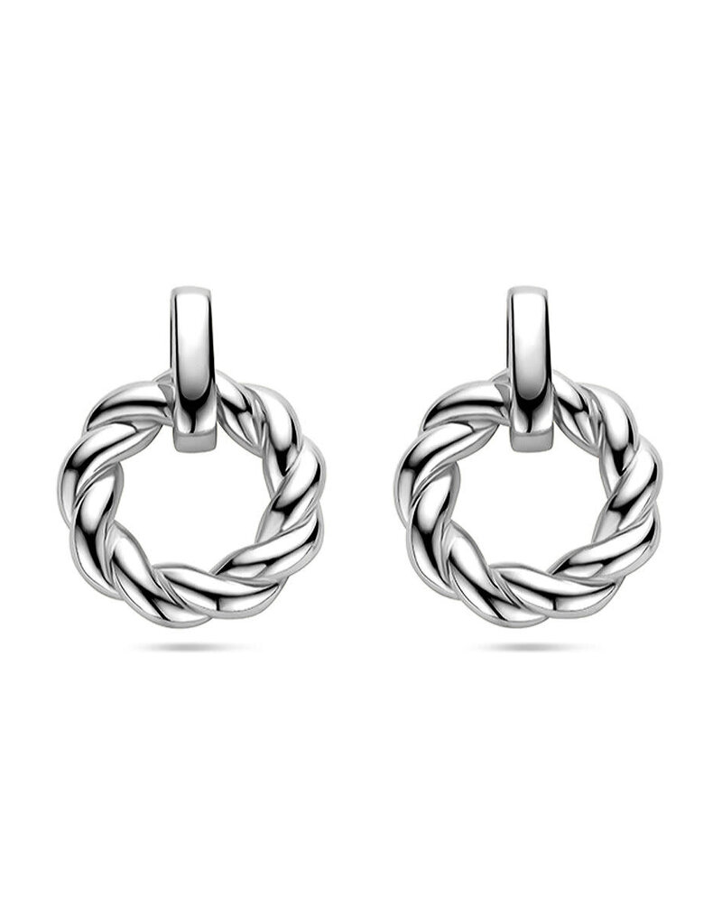 Zilveren oorknoppen - Gerhodineerd