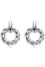 Zilveren oorknoppen - Gerhodineerd