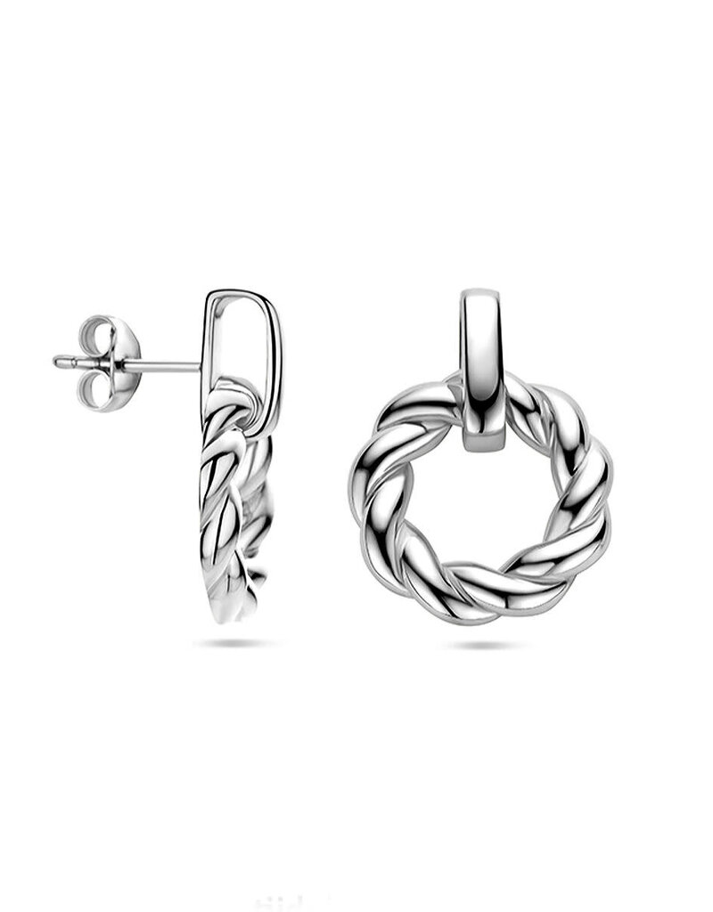 Zilveren oorknoppen - Gerhodineerd