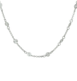 Zilveren collier - Gerhodineerd - 40 - 43 cm