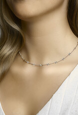 Zilveren collier - Gerhodineerd - 40 - 43 cm