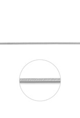 Zilveren collier - Slang - 1.6  mm - 45 cm