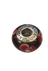 Occasions by Marleen Occasions by Marleen - Zilveren Pandora bedel Glas rood