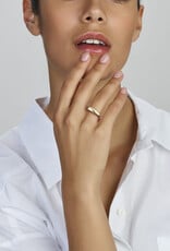 Gouden ring - 14 karaats - Fantasie - Maat 17