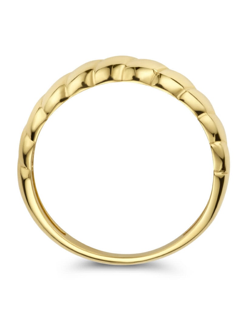 Gouden ring - 14 karaats - Fantasie - Maat 17