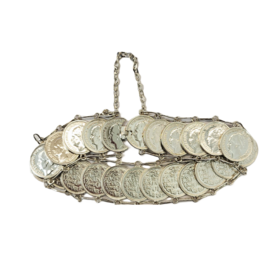 Occasions by Marleen Occasions by Marleen - Laag gehalte armband - Dubbeltjes - Bakslot - 20 cm