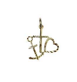 Occasions by Marleen Occasions by Marleen - 14 karaats - Gouden hanger - Geloof hoop en liefde