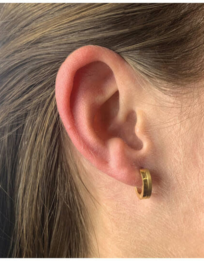 Boccia Boccia - Titanium - Oorringen - Verguld