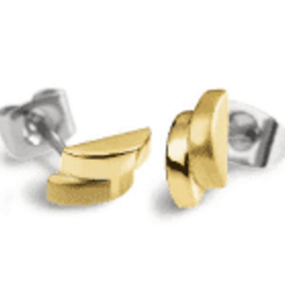 Boccia Boccia - Titanium - Oorknoppen - Verguld