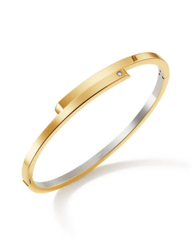 Boccia Boccia - Titanium - Bangle - Verguld -  0.02ct