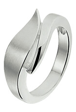 Zilveren ring - Gerhodineerd - Mat/glanzend - Maat 18.5