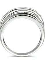 Zilveren ring - Gerhodineerd - Maat 18.5