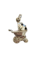 Occasions by Marleen Occasions by Marleen - Zilveren bedel - Kinderwagen