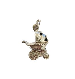 Occasions by Marleen Occasions by Marleen - Zilveren bedel - Kinderwagen