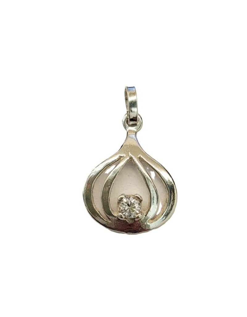 Occasions by Marleen Occasions by Marleen - Zilveren hanger - Zirkonia