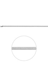 Zilveren collier - Slang - 1.4 mm - 45 cm