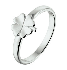 Zilveren kinderring - Gerhodineerd - Maat 15