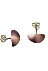 Otracosa Otracosa - Aluminium oorknoppen met zilveren steker - ST305 Licht roze